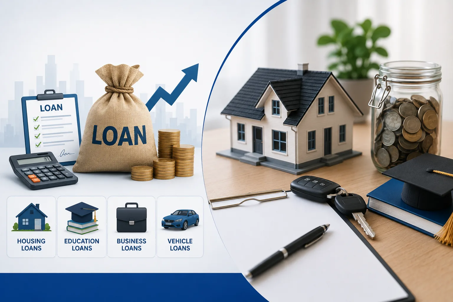 Housing, education, business and vehicle loan support services by MS Associates in Palakkad